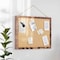 Flash Furniture Juno Rustic Wall Mount Linen Board w/Wood Push Pins, 18x24, Torched Brown HGWA-LINEN-18X24-BRN-GG - alternate 1